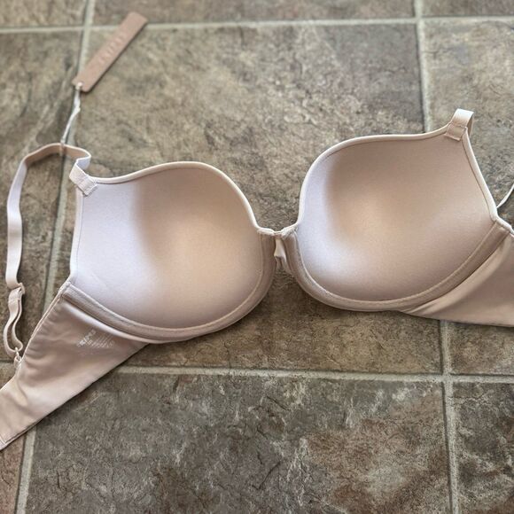 Skims Fits Everybody Pushup Demi Bra Clay Size 32D - Picture 8 of 9